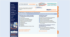 Desktop Screenshot of profitraining.de